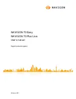 Navigon 70 plus live User Manual preview