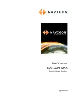 Navigon 72 Series User Manual preview