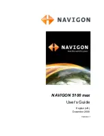 Предварительный просмотр 1 страницы Navigon PNA 5100 User Manual