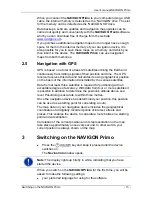 Preview for 13 page of Navigon Primo User Manual