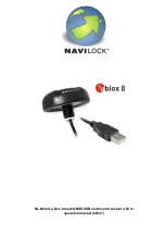 Предварительный просмотр 1 страницы Navilock u-blox 8 NL-8004U Operation Manual