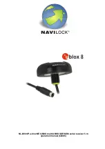 Предварительный просмотр 1 страницы Navilock ublox 8 Operation Manual