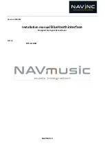 NavInc BT3-LR-GVIF Installation Manual preview