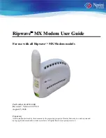 Предварительный просмотр 1 страницы Navini Networks Ripwave MX User Manual