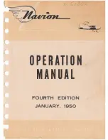Navion 1950 Deluxe Operation Manual preview