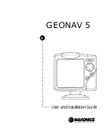 Preview for 1 page of Navionics GEONAV 5 User And Installation Manual