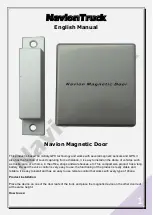 NavionTruck Navion Magnetic Door English Manual preview