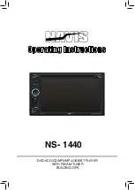 NAVIS NS-1440 Operating Instructions Manual предпросмотр