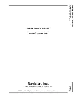 Navistar N13 Service Manual preview