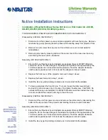 Navitar 640MCZ275 Installation Instructions preview