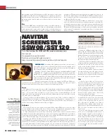 Preview for 1 page of Navitar SCREENSTAR SST120 Review Manual