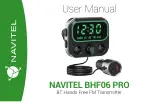 Предварительный просмотр 1 страницы Navitel BHF06 PRO User Manual