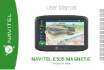 Navitel E505 MAGNETIC User Manual preview