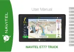 Navitel E777 TRUCK User Manual preview