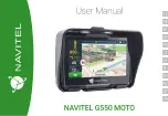 Navitel G550 MOTO User Manual preview