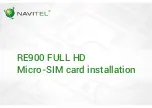 Предварительный просмотр 1 страницы Navitel RE900 FULL HD Installation Manual