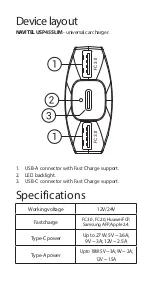 Предварительный просмотр 4 страницы Navitel USP45 SLIM User Manual