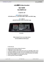 Preview for 1 page of NavLinkz r.Link RL3-NBT2 Manual