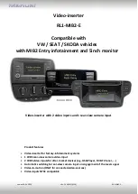 Preview for 1 page of NavLinkz RL1-MIB2-E Manual