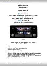 Preview for 1 page of NavLinkz RL4-MIB3-E Manual