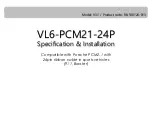 NavLinkz VL6-PCM21-24P Specifications & Installation preview