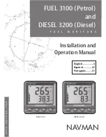 Navman DIESEL 3200 Installation And Operation Manual preview