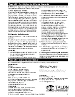 Preview for 104 page of Navman FISH 450 Tricolor Installation And Operation Manual