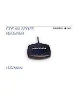 Preview for 1 page of Navman GPS100 SERIES Installation Manual