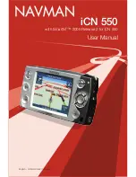 Navman ICN 550 User Manual preview