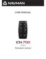 Navman iCN 700 Series User Manual preview