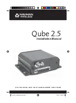 Navman Qube 2.5 Installation Manual preview