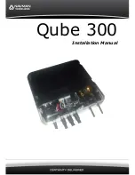 Предварительный просмотр 1 страницы Navman Qube 300 Installation Manual