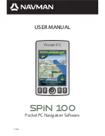 Navman SPiN 100 User Manual preview