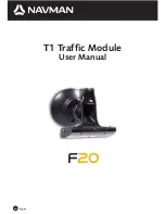 Preview for 1 page of Navman T1 F20 User Manual