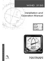 Navman WIND 3150 Installation And Operation Manual preview