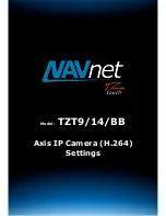 Preview for 1 page of Navnet TZT9/14/BB TZ touch Settings Manual