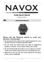 Предварительный просмотр 4 страницы Navox 80 02 06 Instruction Manual