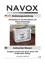 Navox 86 66 64 Instruction Manual предпросмотр