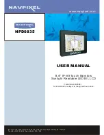 Preview for 1 page of Navpixel NPD0835 User Manual