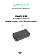 Preview for 1 page of NAVTELECOM SMART S-2420 Operation Manual