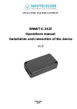 NAVTELECOM SMART S-2423 Operation Manual preview