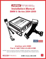 Предварительный просмотр 1 страницы NavTool 6.0-LB0-HDMI Installation Manual