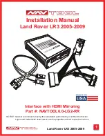 Preview for 1 page of NavTool NAVTOOL6.0-LG2-RR Installation Manual