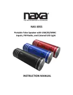 Предварительный просмотр 1 страницы Naxa NAS-3055 Instruction Manual