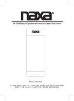 Предварительный просмотр 1 страницы Naxa NAS-5000 Manual