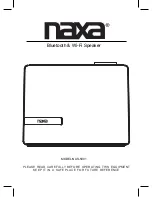 Preview for 1 page of Naxa NAS-5001 Manual