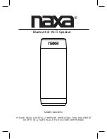 Предварительный просмотр 1 страницы Naxa NAS-5003 Manual