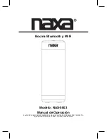 Предварительный просмотр 25 страницы Naxa NAS-5003 Manual