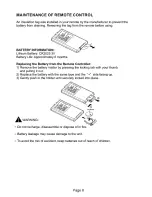 Предварительный просмотр 9 страницы Naxa NCA-600 Instruction Manual