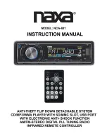 Naxa NCA-601 Instruction Manual preview